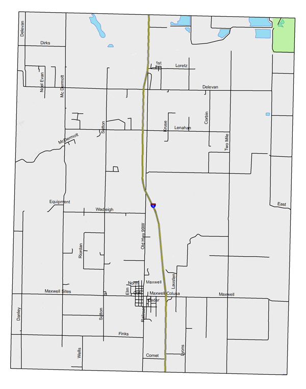 Colusa County Map