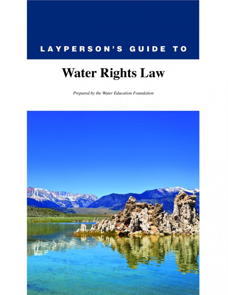 Water Education Association Publication Layperson’s Guide to Water